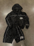 Black "OD" Reflective Windbreaker Set